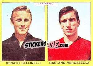 Sticker Bellinelli / Vergazzola - Calciatori 1966-1967 n. 357 - Panini