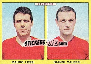 Cromo Lessi / Caleffi - Calciatori 1966-1967 - Panini