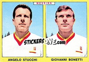 Sticker Stucchi / Bonetti - Calciatori 1966-1967 - Panini