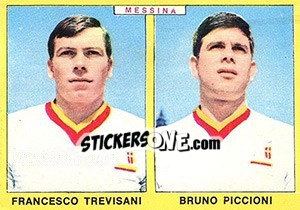 Sticker Trevisani / Piccioni - Calciatori 1966-1967 n. 367 - Panini
