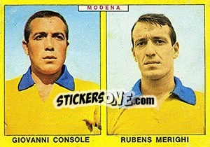 Sticker Console / Merighi - Calciatori 1966-1967 n. 373 - Panini