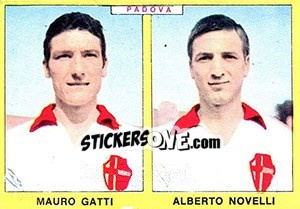 Sticker Gatti / Novelli - Calciatori 1966-1967 n. 382 - Panini