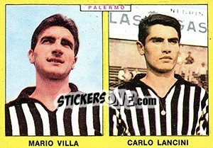 Sticker Villa / Lancini - Calciatori 1966-1967 n. 388 - Panini