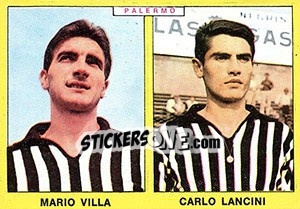 Figurina Villa / Lancini - Calciatori 1966-1967 - Panini