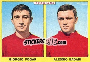 Sticker Fogar / Badari - Calciatori 1966-1967 n. 408 - Panini