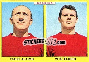 Figurina Alaimo / Florio - Calciatori 1966-1967 - Panini