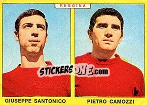 Sticker Santonico / Camozzi - Calciatori 1966-1967 - Panini