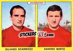 Cromo Scarnicci / Minto - Calciatori 1966-1967 - Panini