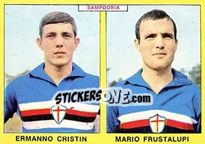 Sticker Cristin / Frustalupi - Calciatori 1966-1967 n. 427 - Panini