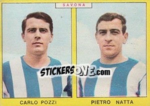 Cromo Pozzi / Natta - Calciatori 1966-1967 - Panini
