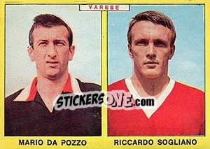 Sticker Da Pozzo / Sogliano - Calciatori 1966-1967 - Panini