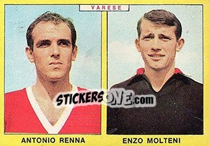 Sticker Renna / Molteni - Calciatori 1966-1967 - Panini