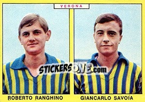 Sticker Ranghino / Savoia - Calciatori 1966-1967 - Panini