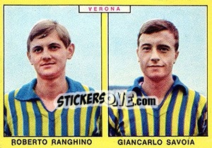 Sticker Ranghino / Savoia - Calciatori 1966-1967 n. 443 - Panini