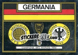 Sticker Germania - Scudetto - Calciatori 1966-1967 n. 447 - Panini