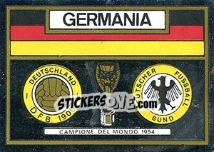 Figurina Germania - Scudetto