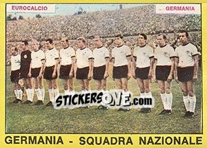 Figurina Germania - Squadra Nazionale - Calciatori 1966-1967 - Panini