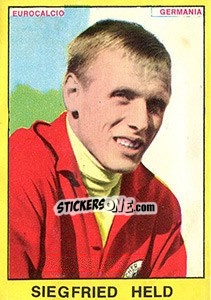 Figurina Siegried Held - Calciatori 1966-1967 - Panini