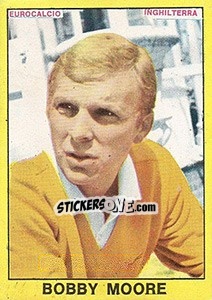 Cromo Bobby Moore - Calciatori 1966-1967 - Panini
