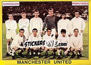Sticker Manchester United - Calciatori 1966-1967 - Panini