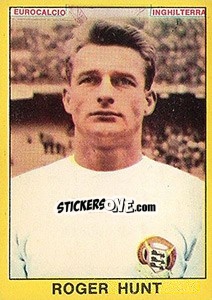 Sticker Roger Hunt - Calciatori 1966-1967 n. 458 - Panini