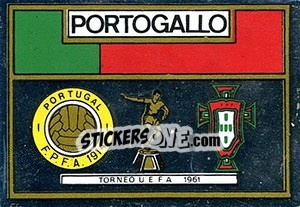 Figurina Portogallo - Scudetto - Calciatori 1966-1967 - Panini