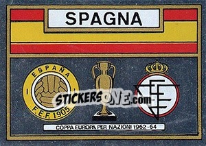 Figurina Spagna - Scudetto - Calciatori 1966-1967 - Panini