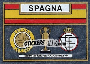 Figurina Spagna - Scudetto