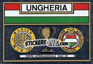 Sticker Ungheria - Scudetto