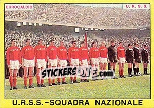 Sticker URSS - Squadra Nazionale - Calciatori 1966-1967 - Panini