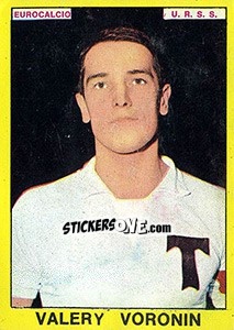 Sticker Valery Voronin - Calciatori 1966-1967 - Panini