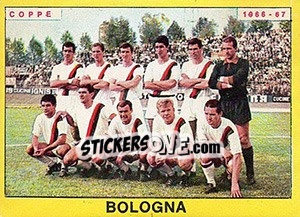 Sticker Bologna - Squadra - Calciatori 1966-1967 - Panini