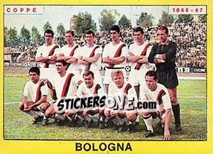 Sticker Bologna - Squadra - Calciatori 1966-1967 n. 497 - Panini