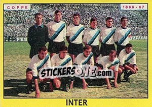 Sticker Inter - Squadra - Calciatori 1966-1967 - Panini