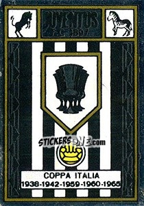 Sticker Juventus - Scudetto - Calciatori 1966-1967 n. 503 - Panini