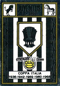 Cromo Juventus - Scudetto - Calciatori 1966-1967 - Panini