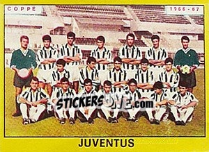 Figurina Juventus - Squadra - Calciatori 1966-1967 - Panini