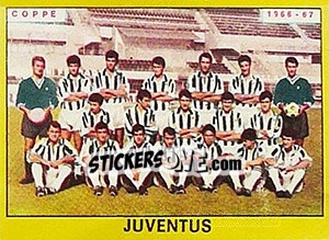 Sticker Juventus - Squadra - Calciatori 1966-1967 n. 504 - Panini