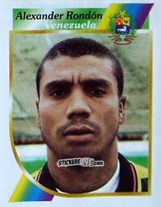 Cromo Alexander Rondón - Copa América 2001 n. 210 - Navarrete