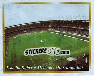 Sticker Estadio Roberto Meléndez (Barranquilla) - Copa América 2001 n. 2 - Navarrete