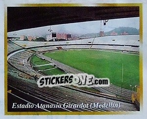 Cromo Estadio Atanasio Girardot (Medellín) - Copa América 2001 - Navarrete