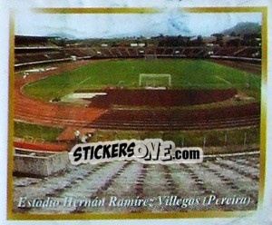 Sticker Estadio Hernán Ramírez Villegas (Pereira) - Copa América 2001 n. 7 - Navarrete