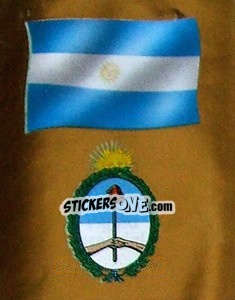 Cromo Bandera y Escudo