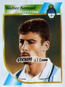 Sticker Walter Samuel - Copa América 2001 n. 13 - Navarrete