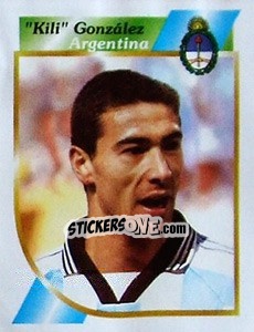 Cromo Kili González - Copa América 2001 - Navarrete