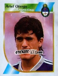 Sticker Ariel Ortega - Copa América 2001 - Navarrete