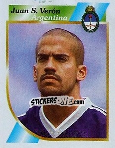 Sticker Juan S. Verón - Copa América 2001 - Navarrete