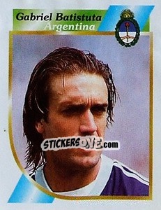 Sticker Gabriel Batistuta - Copa América 2001 n. 21 - Navarrete