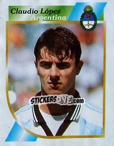 Sticker Claudio López - Copa América 2001 - Navarrete