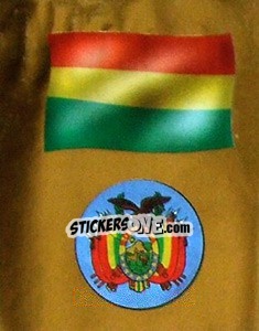 Sticker Bandera y Escudo - Copa América 2001 n. 25 - Navarrete